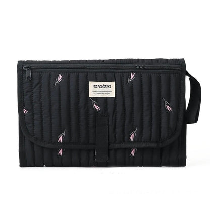 Tapis à langer de voyage  noir 