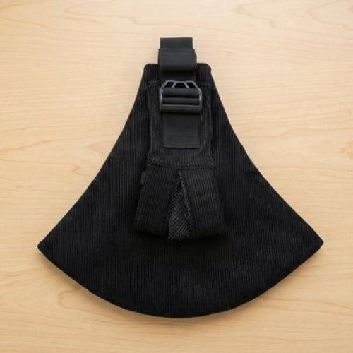 Porte bebe noir bien posé