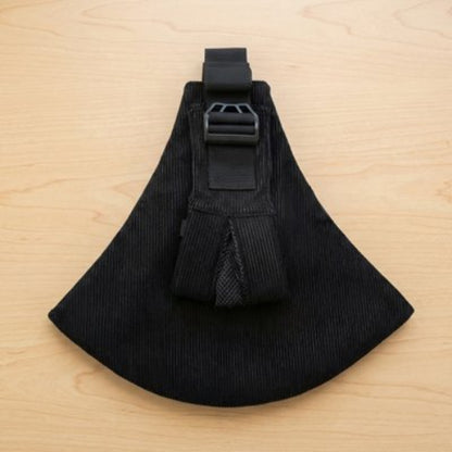 Porte bebe noir bien posé