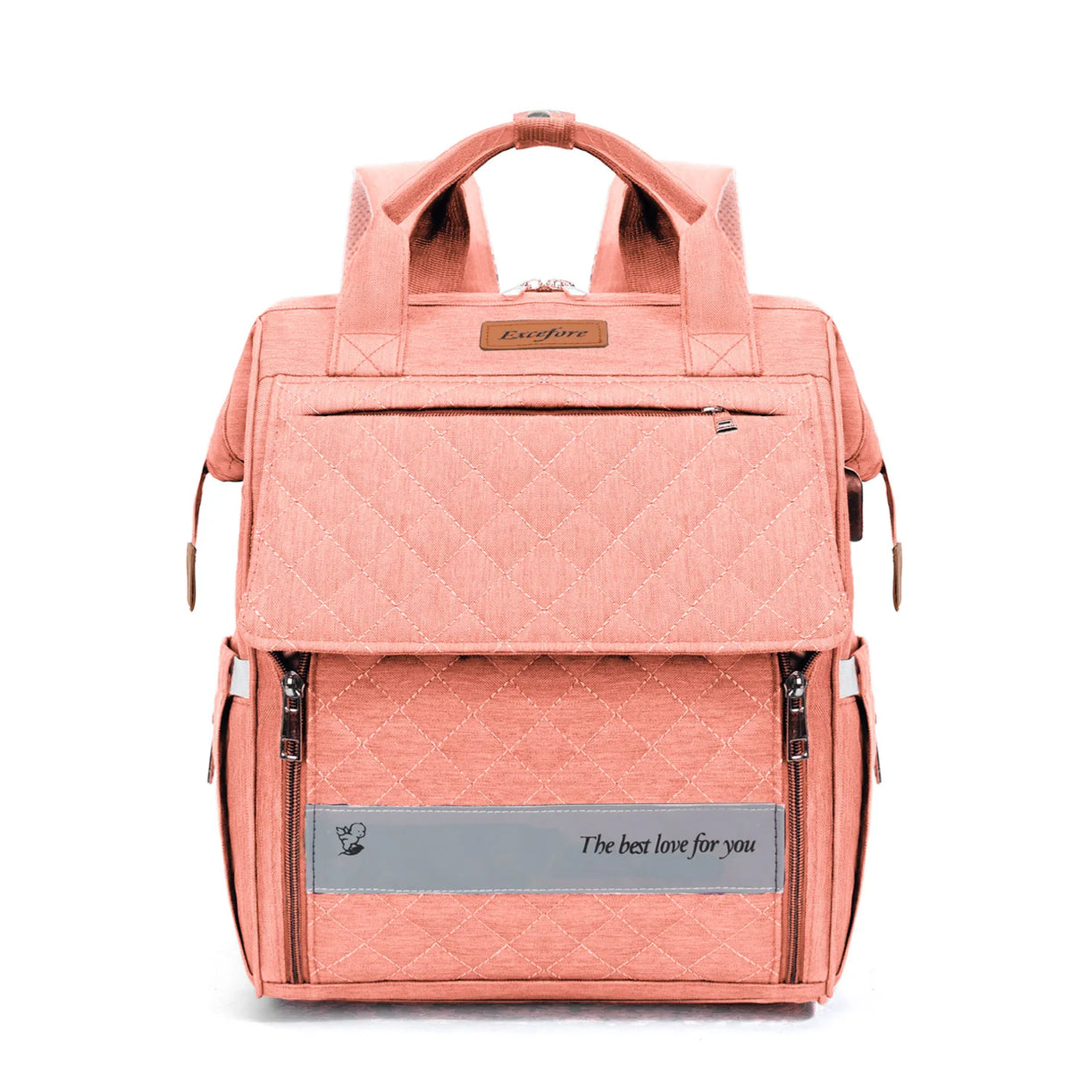 sac à langer sac à dos rose