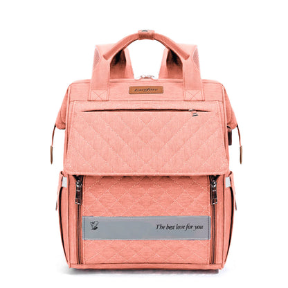 sac à langer sac à dos rose